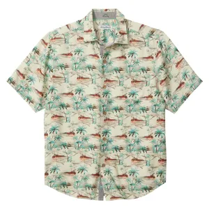 Tommy Bahama Oceanic Oasis Camp Shirt - Vetiver Mens Tommy Bahama