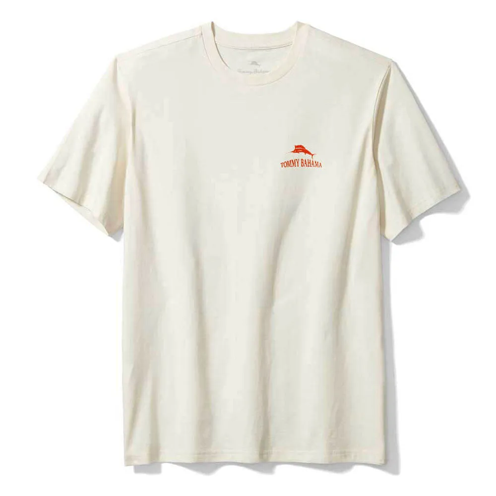 Tommy Bahama Open Range Tee T-Shirt - Vanilla Ice Mens Tommy Bahama