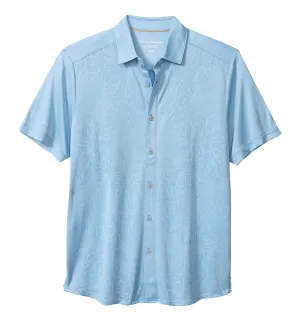 Tommy Bahama Palm Coast Cascade Vines Camp Shirt - Seabank Sky Mens Tommy Bahama