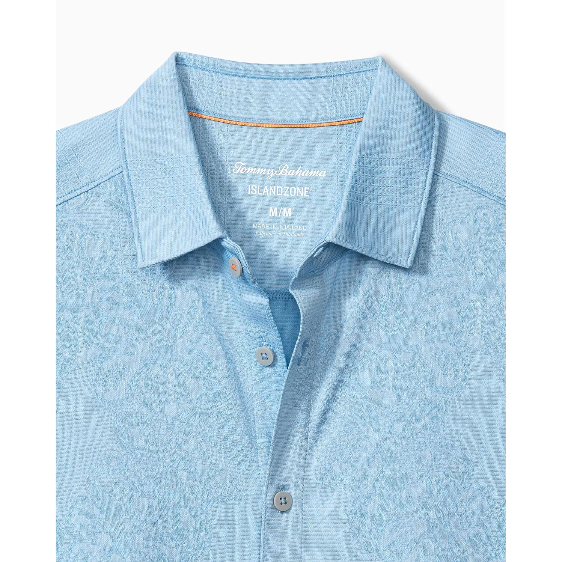 Tommy Bahama Palm Coast Cascade Vines Camp Shirt - Seabank Sky Mens Tommy Bahama
