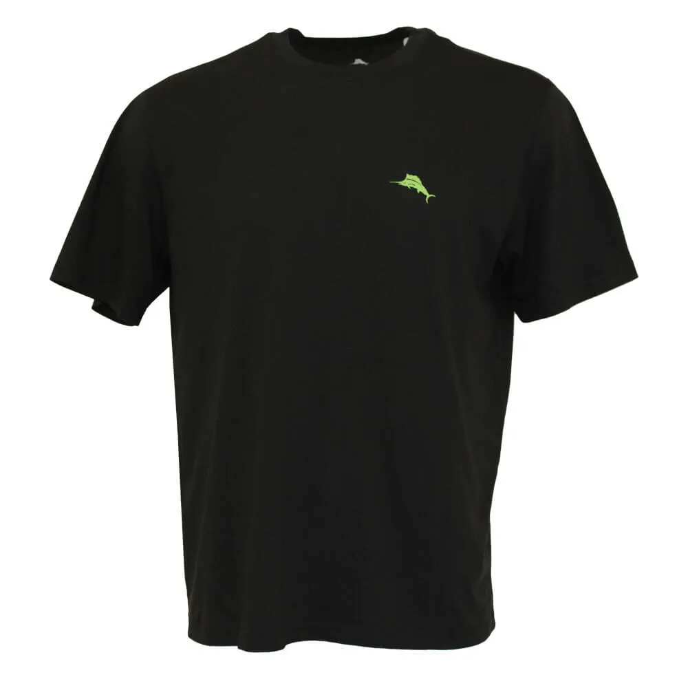 Tommy Bahama Palm Greens Tee T-Shirt - Black Mens Tommy Bahama
