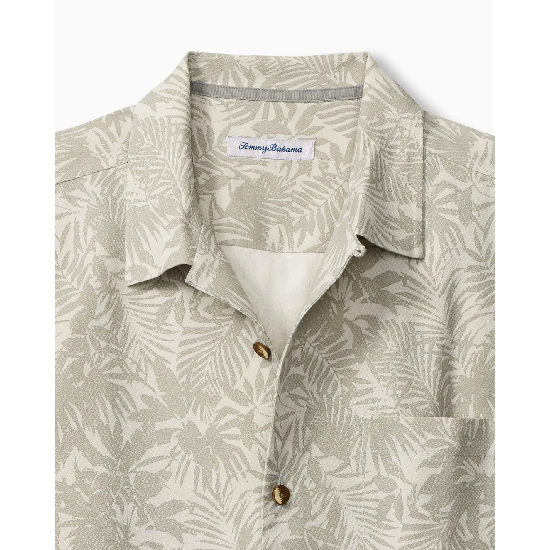 Tommy Bahama Palm Haven Camp Shirt - Old Stone Tommy Bahama Clothing