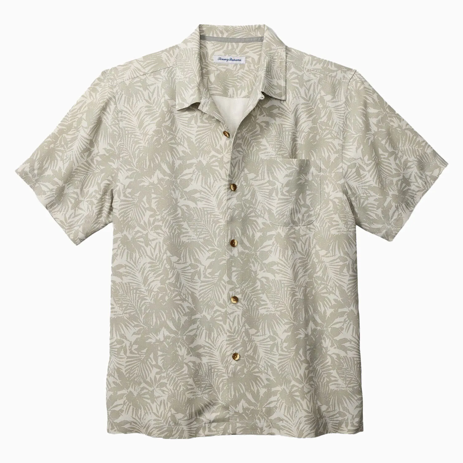 Tommy Bahama Palm Haven Camp Shirt - Old Stone Tommy Bahama Clothing