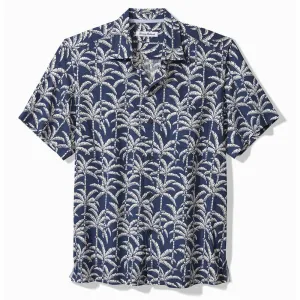 Tommy Bahama Palm Party Camp Shirt - Bering Blue Mens Tommy Bahama