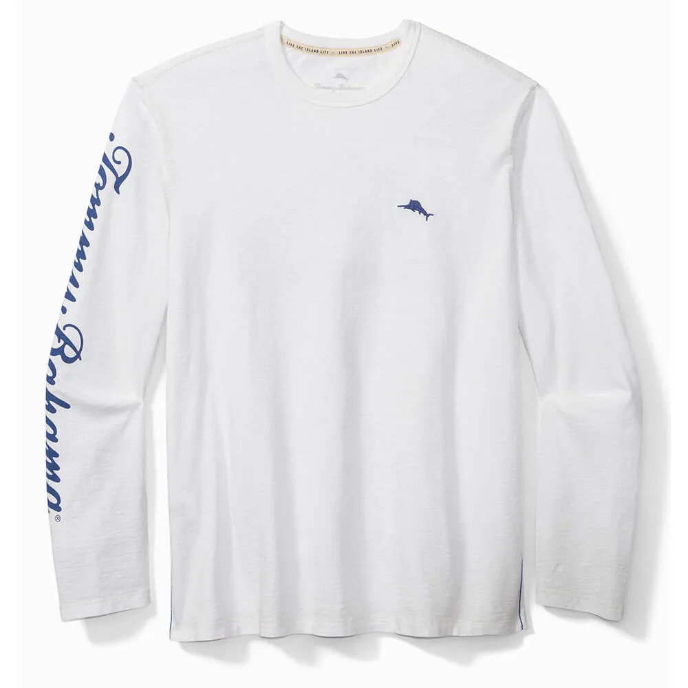 Tommy Bahama Patriotic Billboard Lux Long Sleeve T-Shirt - White Tommy Bahama Clothing