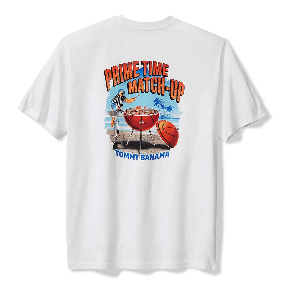 Tommy Bahama Primetime Match Up Pocket Tee T-Shirt - White Mens Tommy Bahama