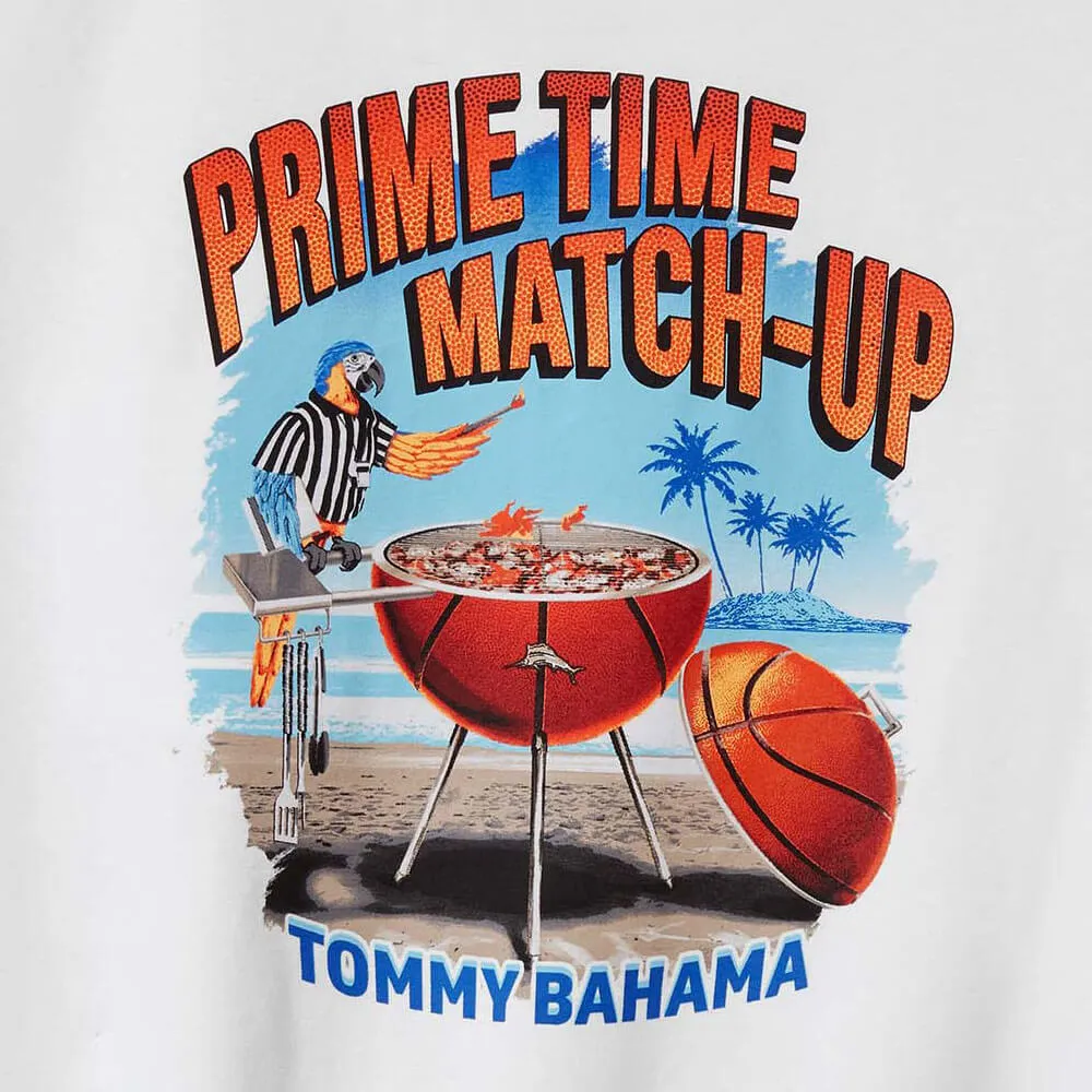 Tommy Bahama Primetime Match Up Pocket Tee T-Shirt - White Mens Tommy Bahama