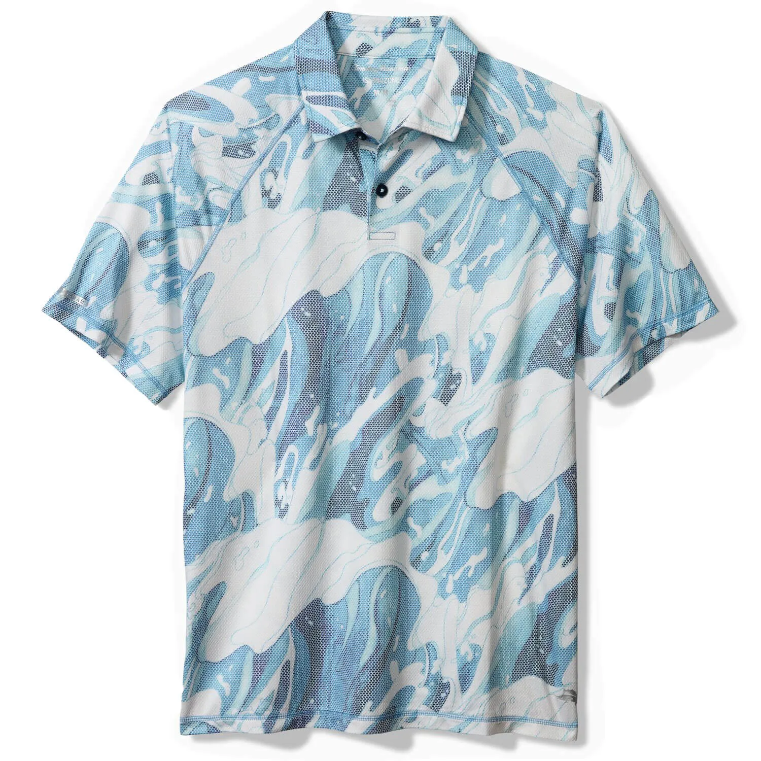 Tommy Bahama Rising Tides Polo Shirt - Banff Blue Tommy Bahama Clothing