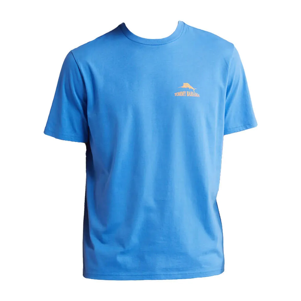 Tommy Bahama Ryes Guys Tee T-Shirt - Palace Blue Mens Tommy Bahama