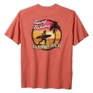 Tommy Bahama Sandsquatch Pocket T-Shirt - Red Ginger Heather Mens Tommy Bahama