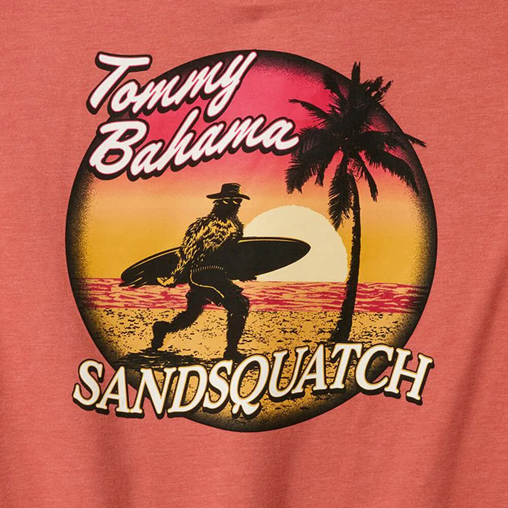 Tommy Bahama Sandsquatch Pocket T-Shirt - Red Ginger Heather Mens Tommy Bahama