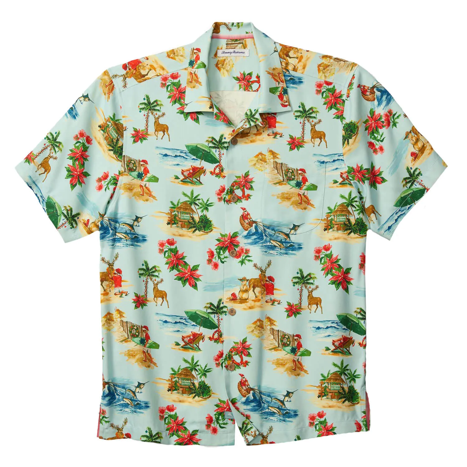 Tommy Bahama Santa Shores Camp Shirt - Light Sky Mens Tommy Bahama