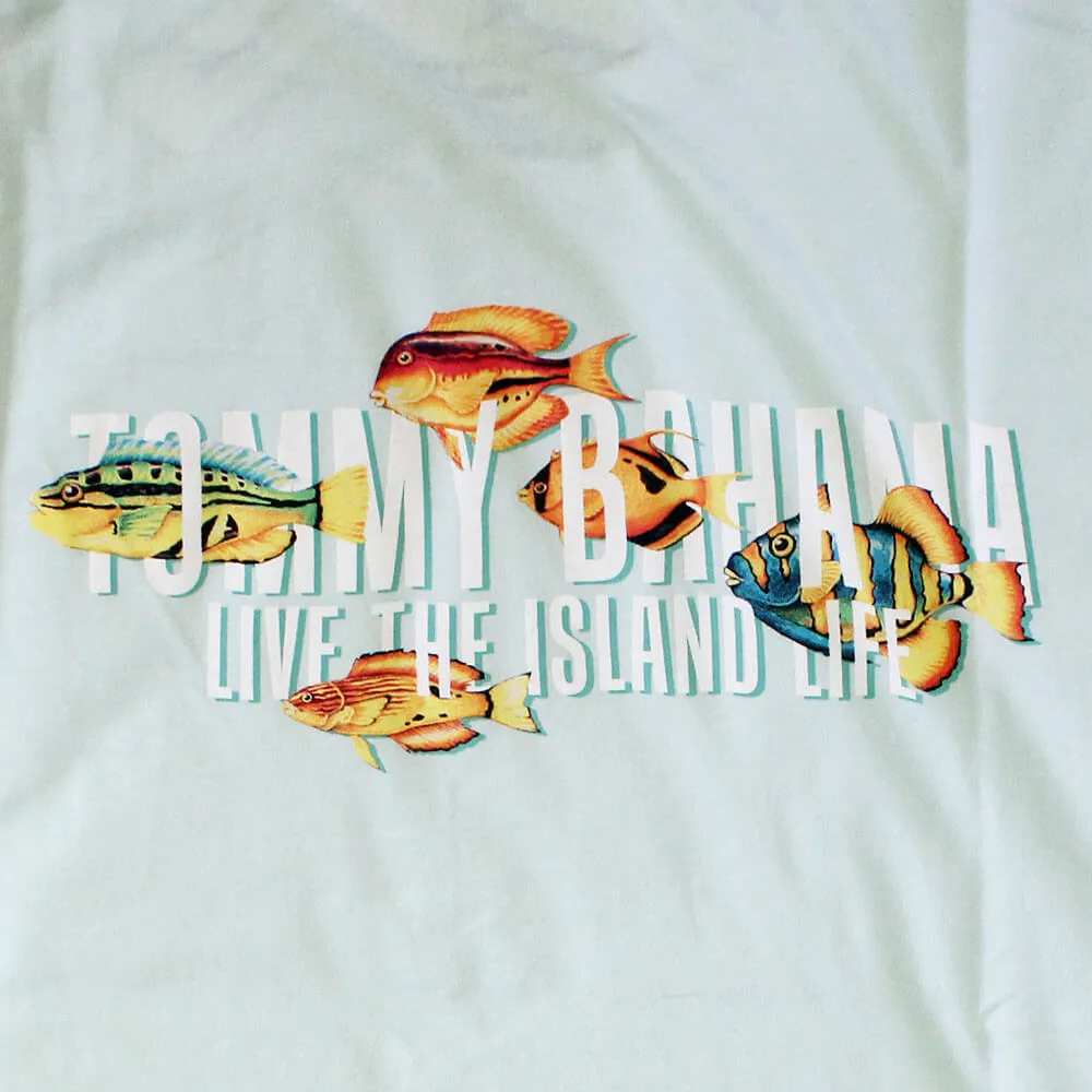 Tommy Bahama Schools Out T-Shirt - Light Caribbean Tile Mens Tommy Bahama
