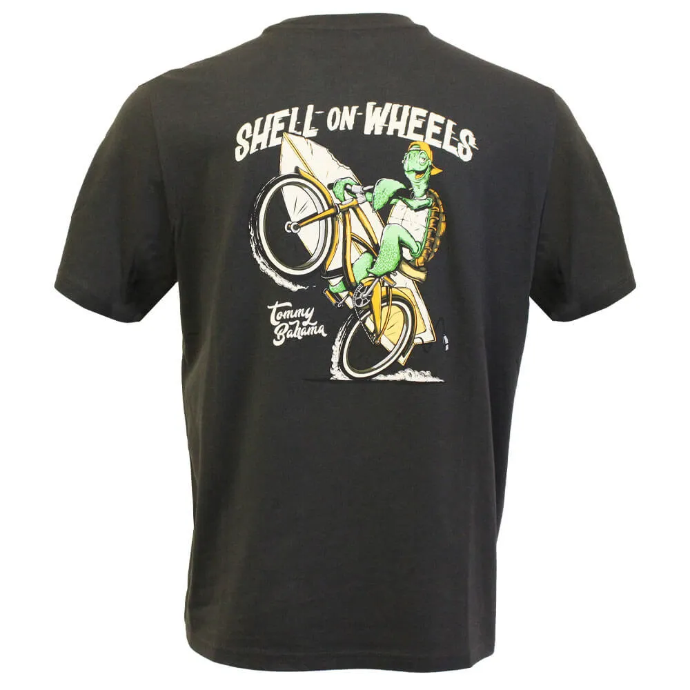 Tommy Bahama Shell On Wheels Tee T-Shirt - Coal Mens Tommy Bahama