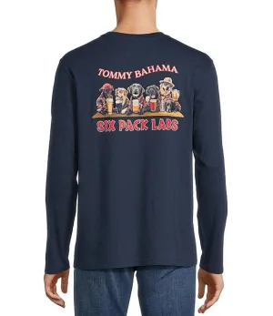 Tommy Bahama Six Pack Labs Long Sleeve T-Shirt - Navy Mens Tommy Bahama