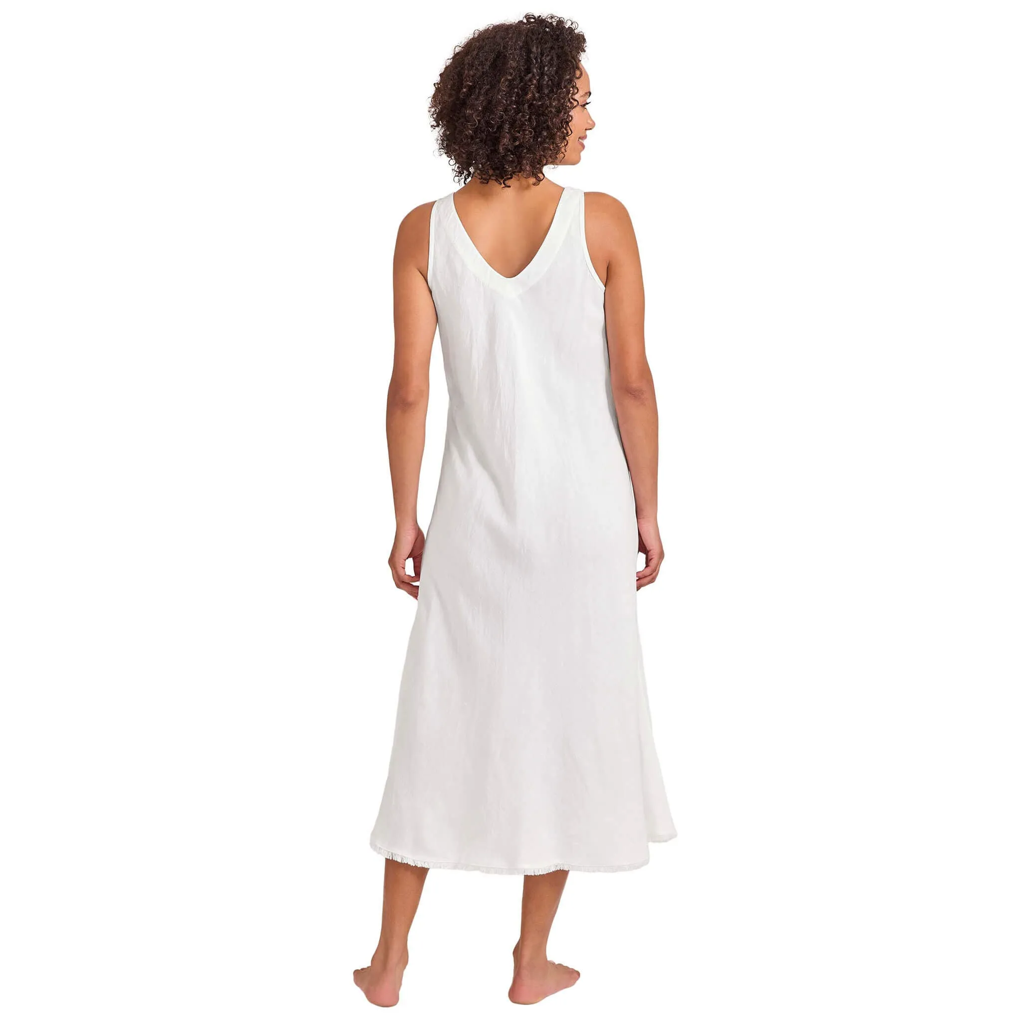 Tommy Bahama St. Lucia Bias Cut Tank Dress Cover Up - White Tommy Bahama Clothing