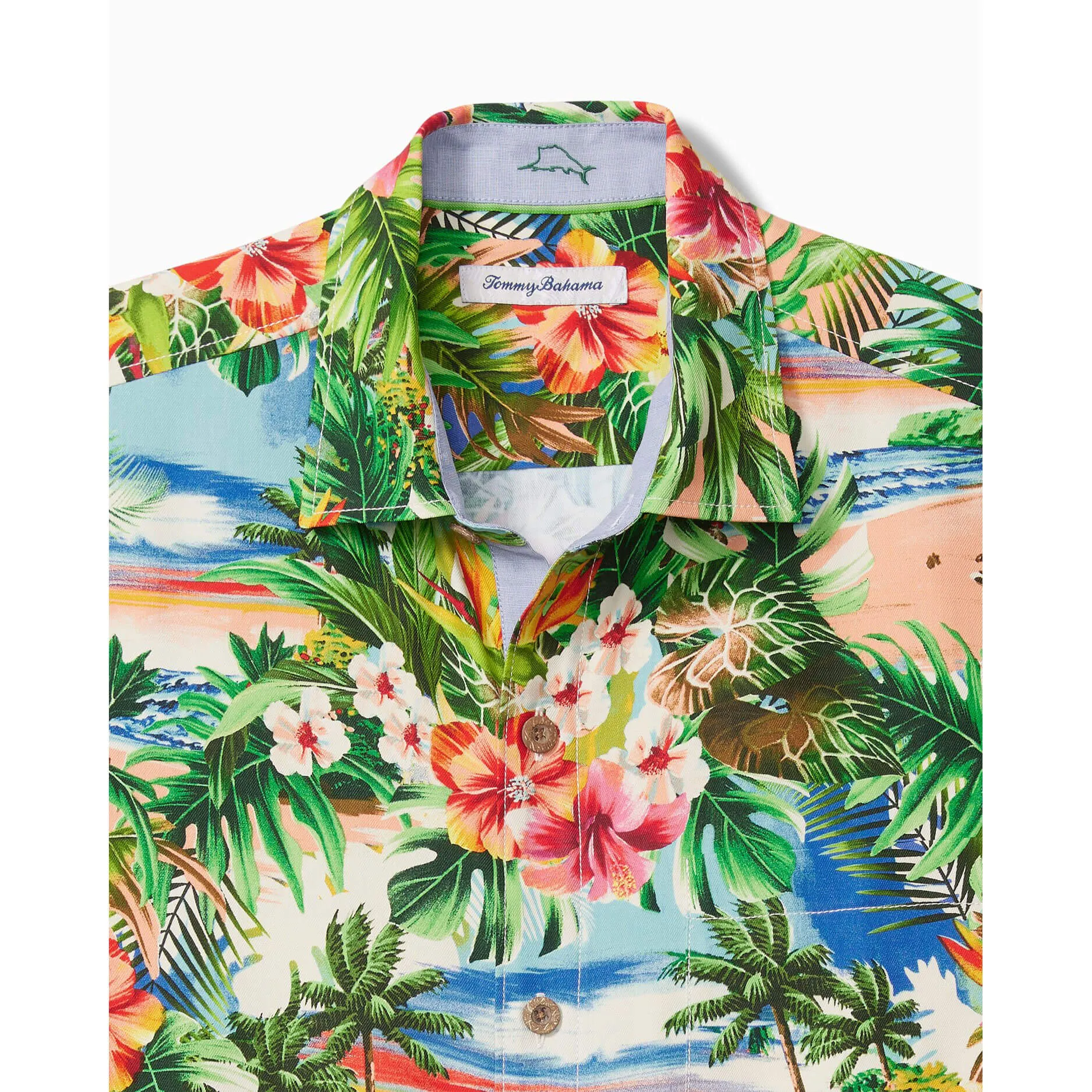 Tommy Bahama Surfside Sounds Camp Shirt - Continental Mens Tommy Bahama