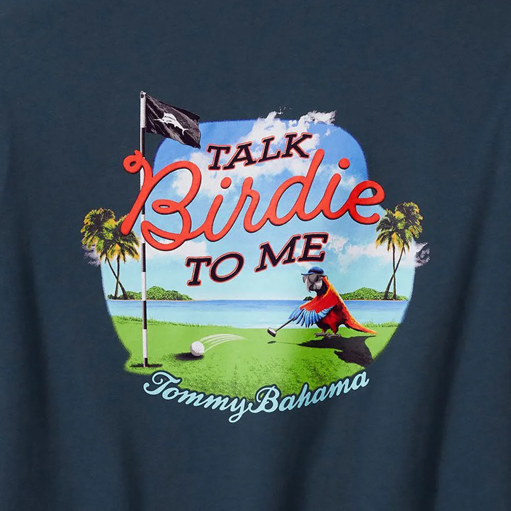 Tommy Bahama Talk Birdie To Me Pocket T-Shirt - Navy Mens Tommy Bahama