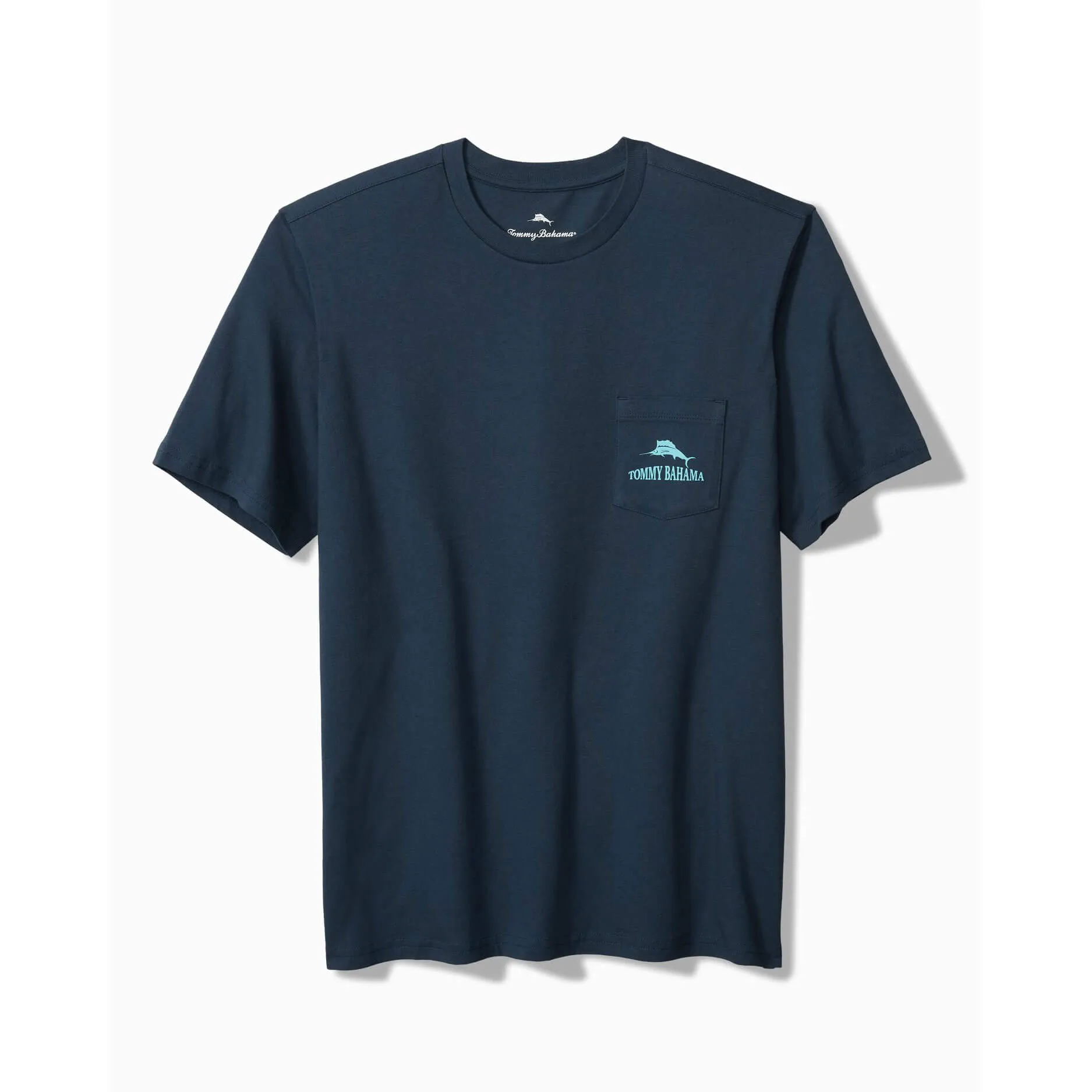 Tommy Bahama Talk Birdie To Me Pocket T-Shirt - Navy Mens Tommy Bahama