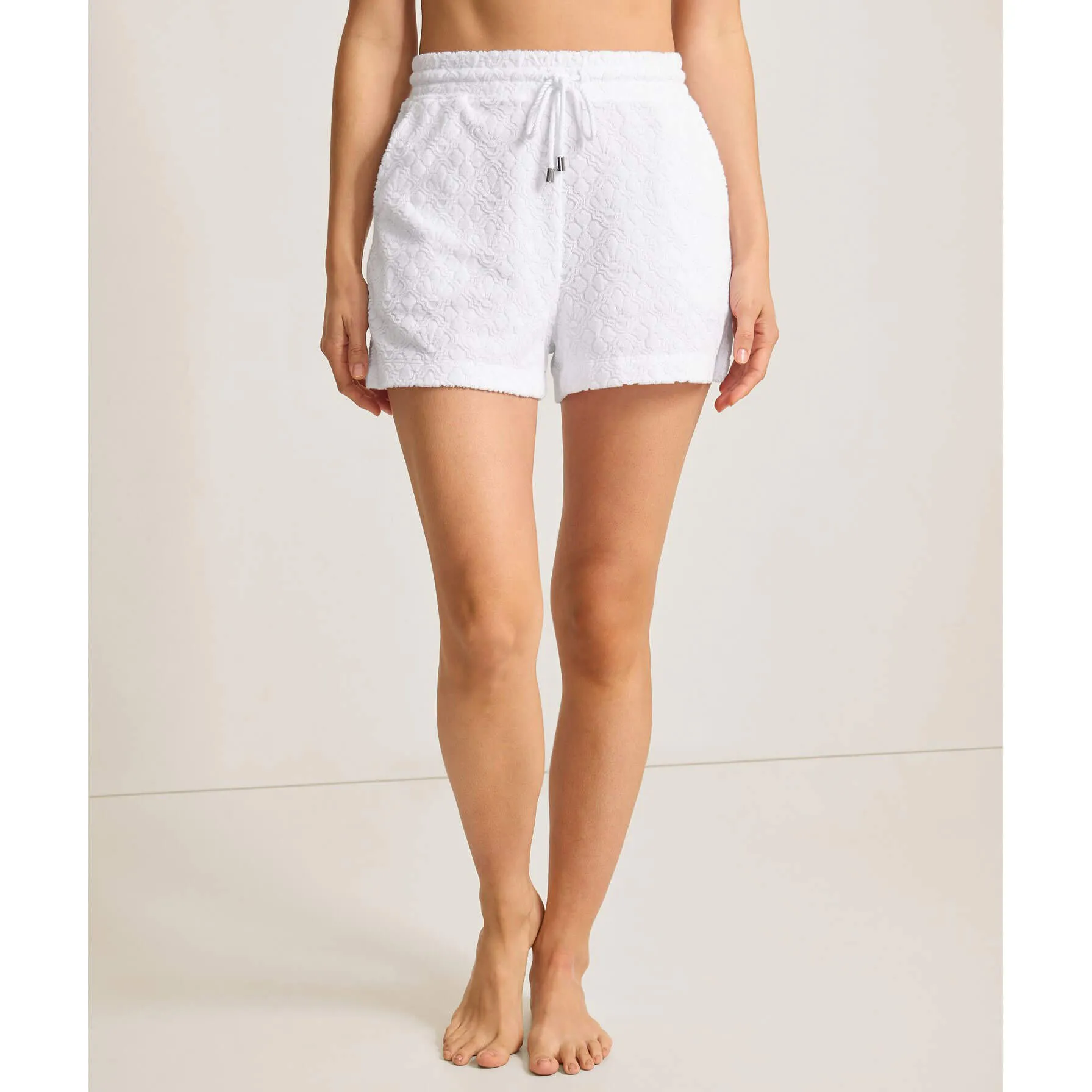 Tommy Bahama Textured Spa Terry Short Cover Up - White Tommy Bahama Clothing