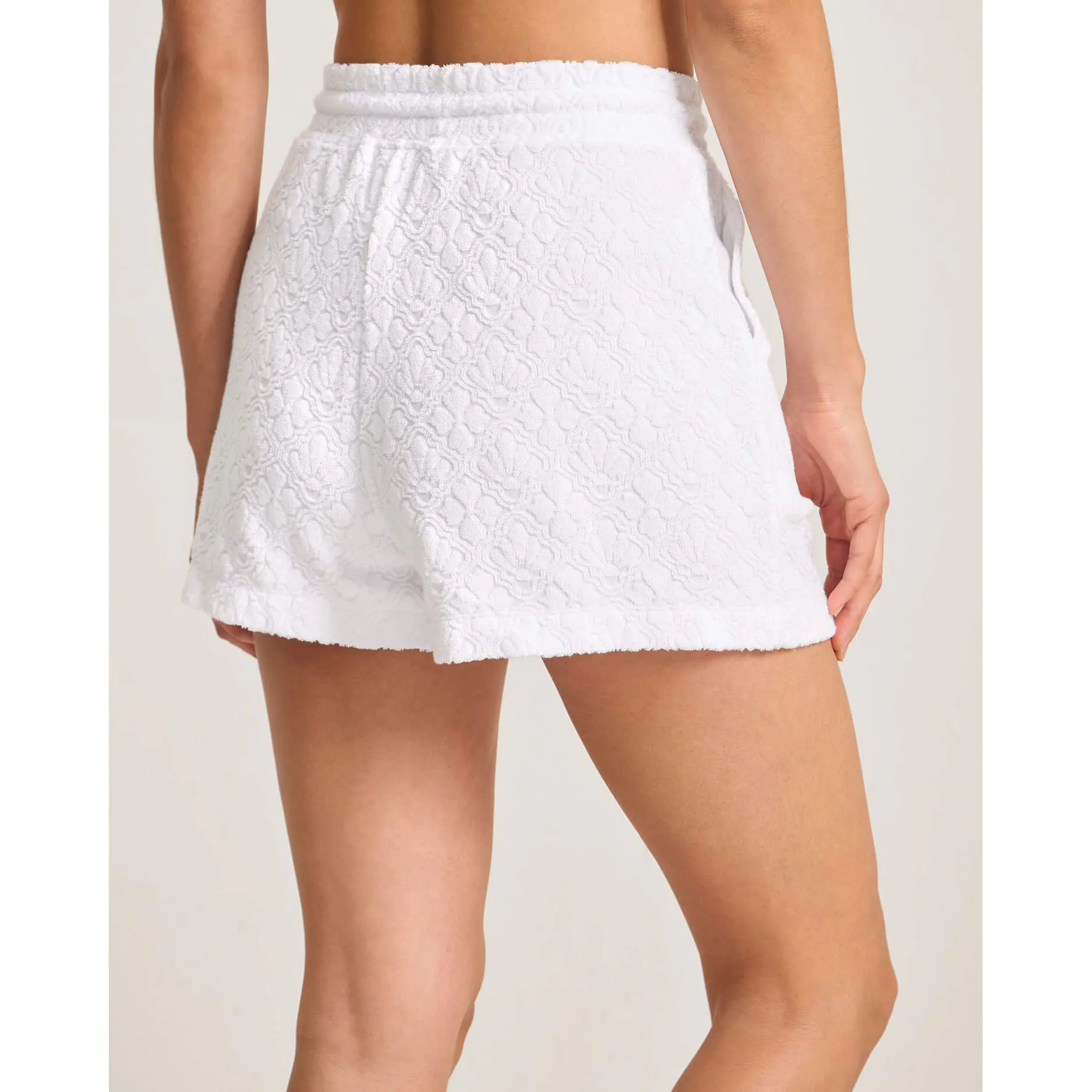 Tommy Bahama Textured Spa Terry Short Cover Up - White Tommy Bahama Clothing