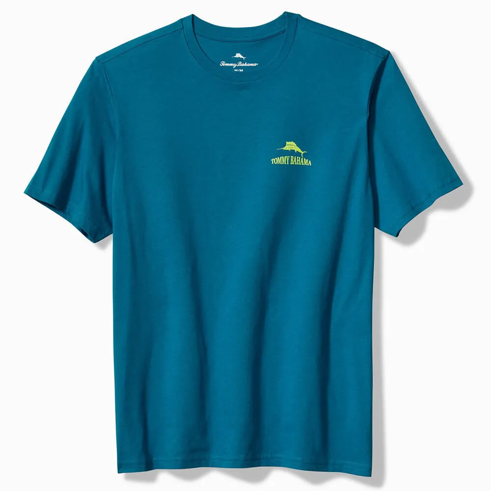 Tommy Bahama The Rum That Got Away T-Shirt - Blue Allure Mens Tommy Bahama