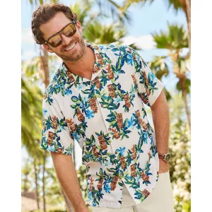 Tommy Bahama Tiki Tumble Camp Shirt - Continental Mens Tommy Bahama