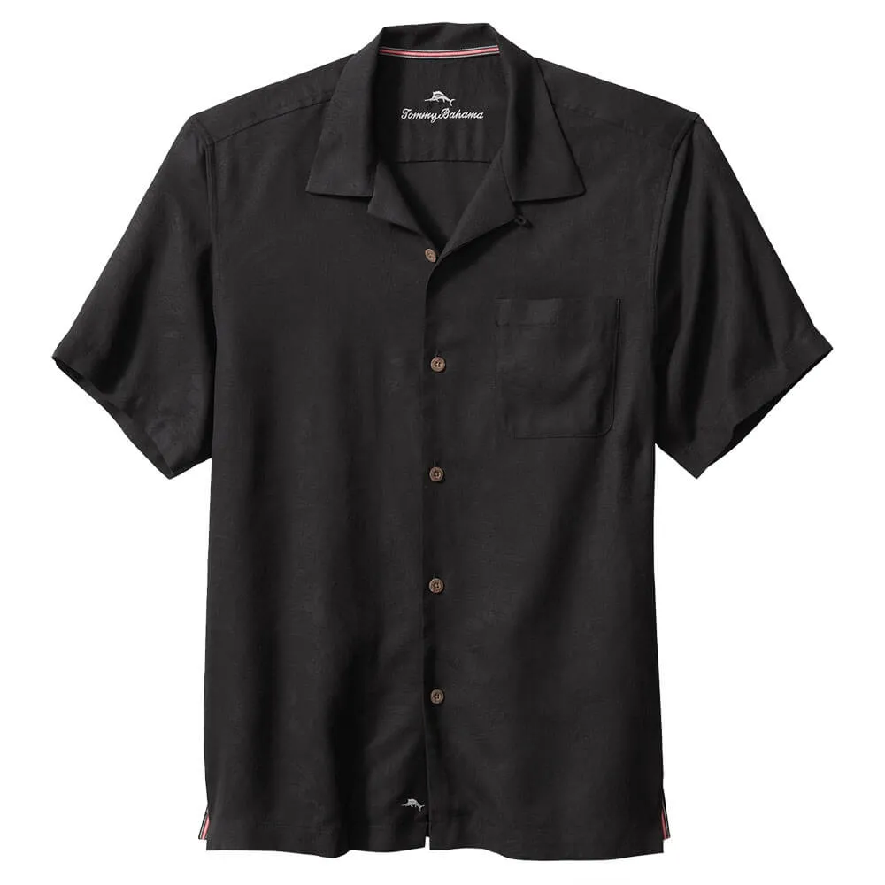 Tommy Bahama Tropic Isle Camp Shirt - Black Mens Tommy Bahama