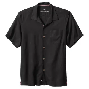 Tommy Bahama Tropic Isle Camp Shirt - Black Mens Tommy Bahama