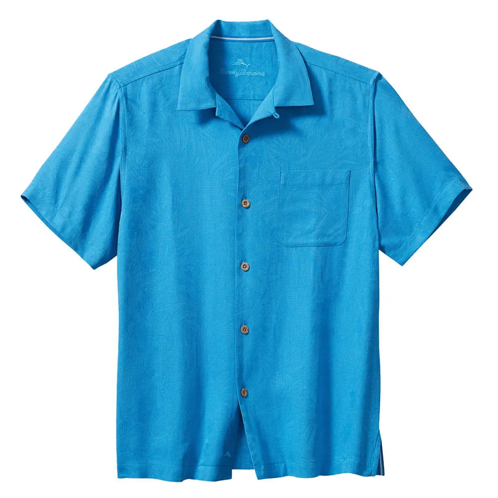 Tommy Bahama Tropic Isles Camp Shirt - Blue Canal Mens Tommy Bahama