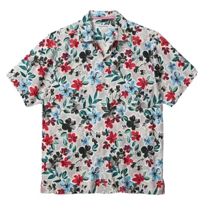 Tommy Bahama Tropicana Blooms Camp Shirt - Storm Gray Mens Tommy Bahama