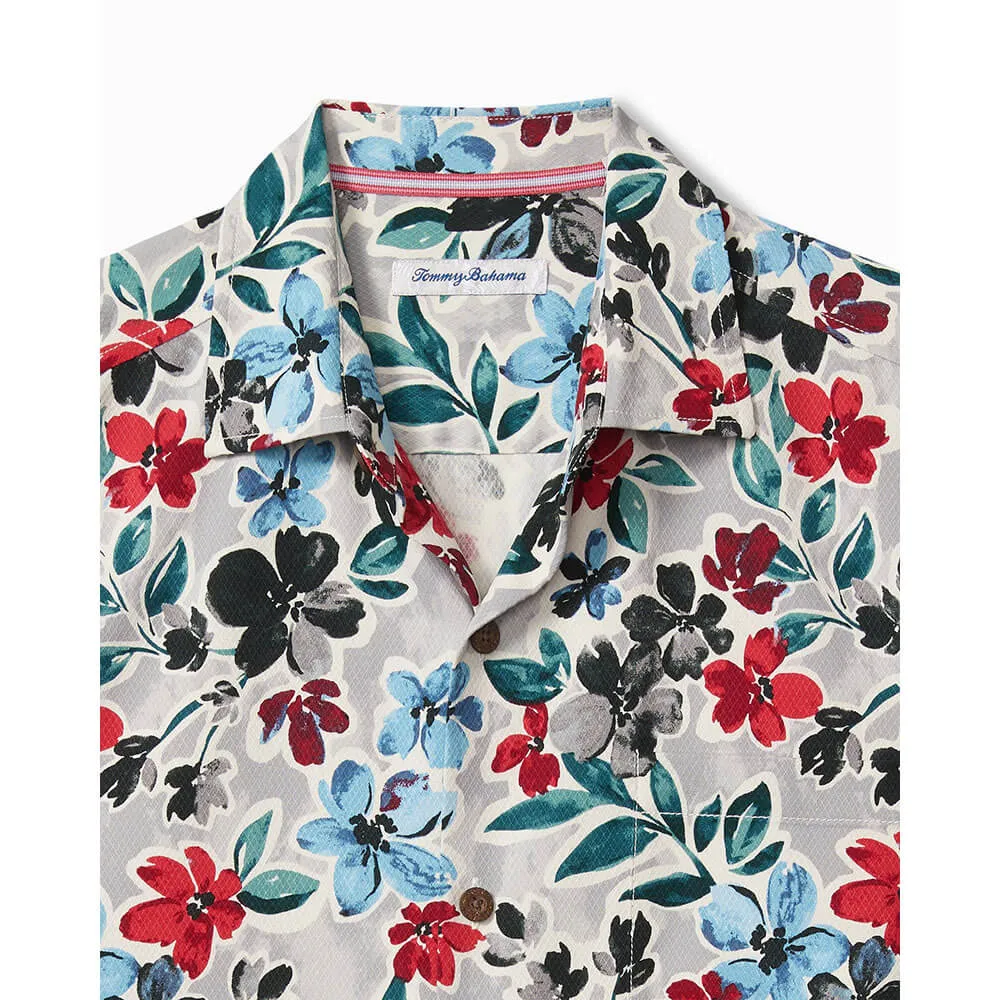 Tommy Bahama Tropicana Blooms Camp Shirt - Storm Gray Mens Tommy Bahama