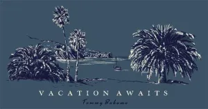 Tommy Bahama Vacation Awaits T-Shirt - Kingfish Mens Tommy Bahama