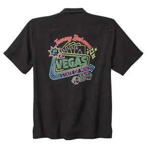 Tommy Bahama Vegas State Of Mind Camp Shirt - Black Tommy Bahama Clothing