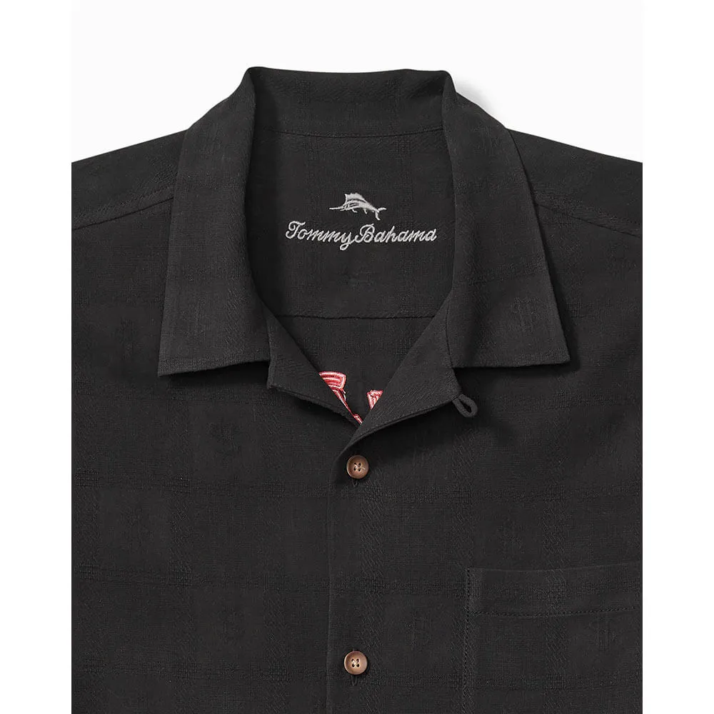 Tommy Bahama Vegas State Of Mind Camp Shirt - Black Tommy Bahama Clothing