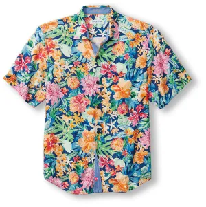 Tommy Bahama Veracruz Cay Perfect Paradise Camp Shirt - Amber Glow Mens Tommy Bahama