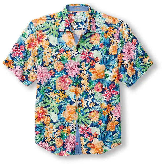Tommy Bahama Veracruz Cay Perfect Paradise Camp Shirt - Amber Glow Mens Tommy Bahama