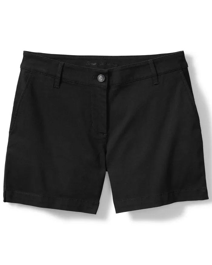 Tommy Bahama Women's 5-Inch Boracay Shorts - Black Tommy Bahama Clothing