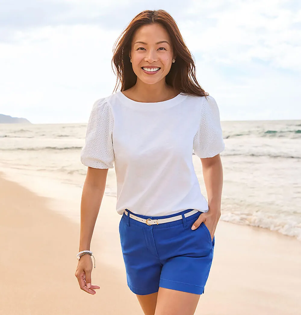Tommy Bahama Women's 5-Inch Boracay Shorts - Cobalt Haze Tommy Bahama Clothing