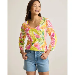 Tommy Bahama Women's Ashby Isles Tropicana Isle T-Shirt - White Tommy Bahama Clothing