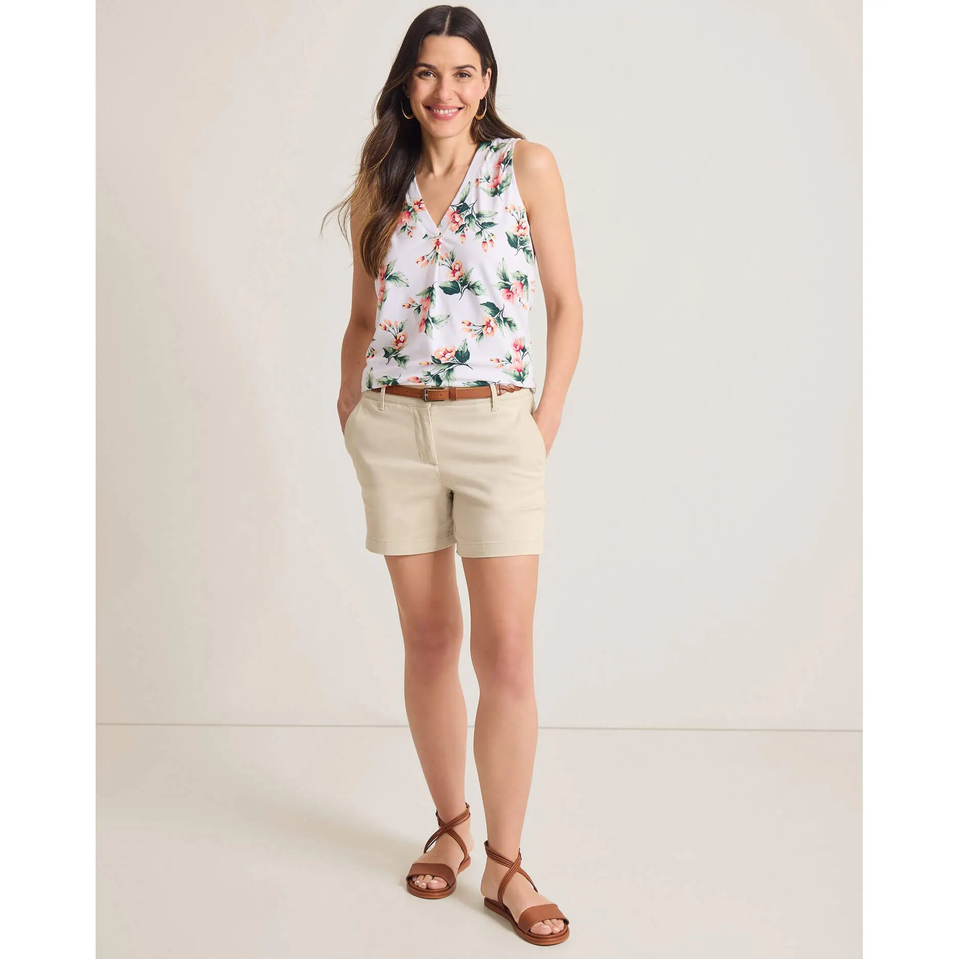 Tommy Bahama Women's Boracay 5-Inch Shorts - Khaki Sand Tommy Bahama Clothing