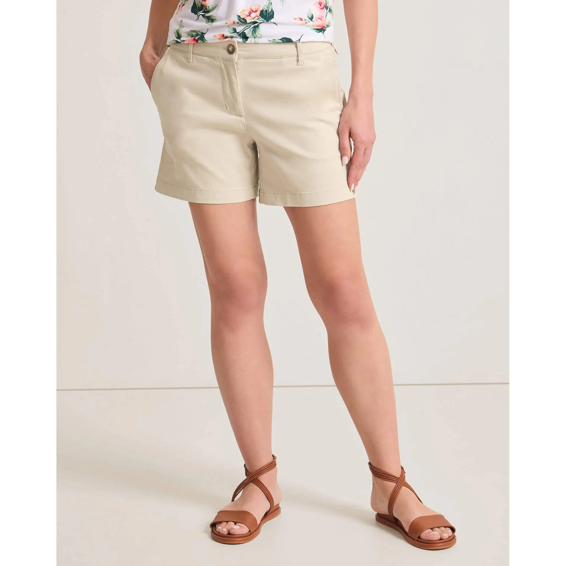 Tommy Bahama Women's Boracay 5-Inch Shorts - Khaki Sand Tommy Bahama Clothing