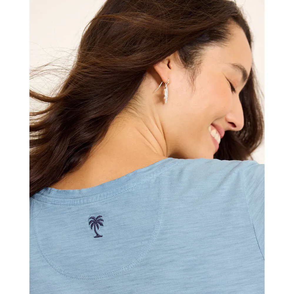Tommy Bahama Women's Salty Breeze Pigment Dyed T-Shirt - Canyon Sky Tommy Bahama Clothing