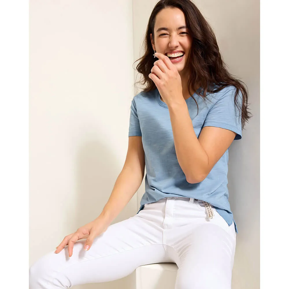 Tommy Bahama Women's Salty Breeze Pigment Dyed T-Shirt - Canyon Sky Tommy Bahama Clothing