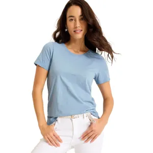 Tommy Bahama Women's Salty Breeze Pigment Dyed T-Shirt - Canyon Sky Tommy Bahama Clothing