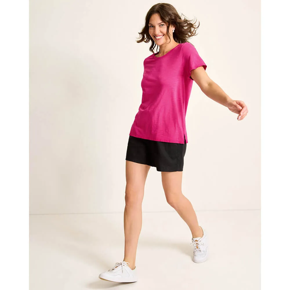 Tommy Bahama Women's Salty Breeze  Pigment Dyed T-Shirt - Phlox Tommy Bahama Clothing