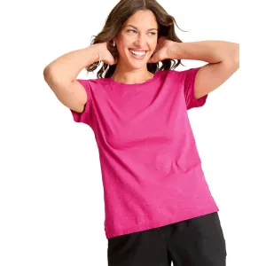 Tommy Bahama Women's Salty Breeze  Pigment Dyed T-Shirt - Phlox Tommy Bahama Clothing