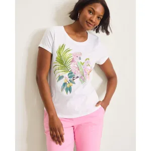 Tommy Bahama Women's Tropical Bliss Lux T-Shirt - White Tommy Bahama Clothing