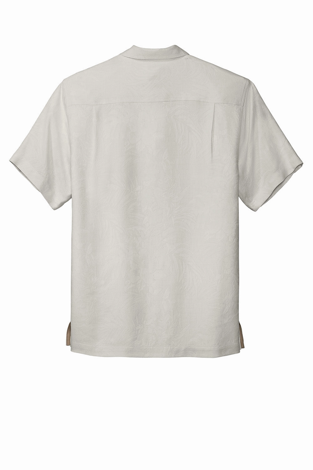 Tommy Bahama Mens Tropic Isles Short Sleeve Button Down Shirt - Continental Grey