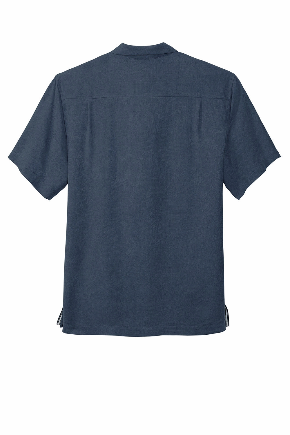 Tommy Bahama Mens Tropic Isles Short Sleeve Button Down Shirt - Navy Blue